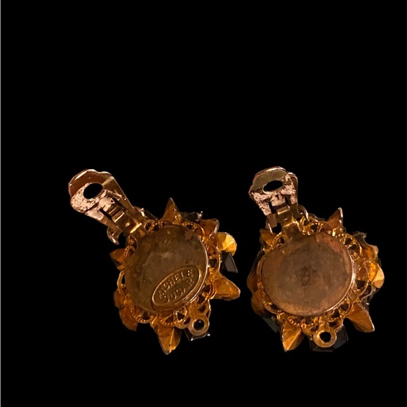 Vintage Michele Sugar clip on earrings - Picture 7 of 10